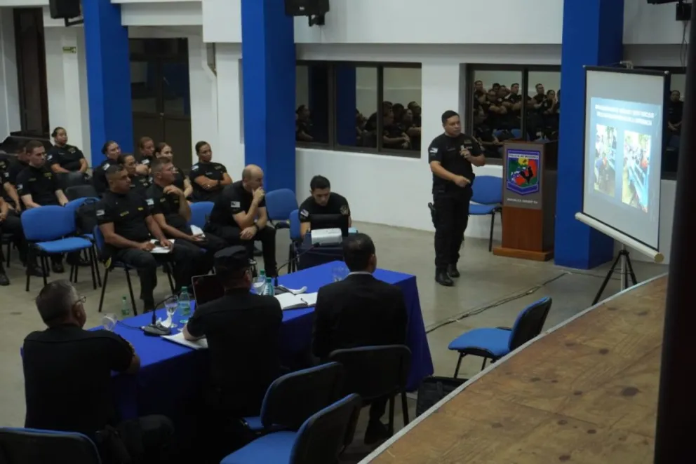 El encuentro realizado este jueves. //Foto: Policía de Misiones.