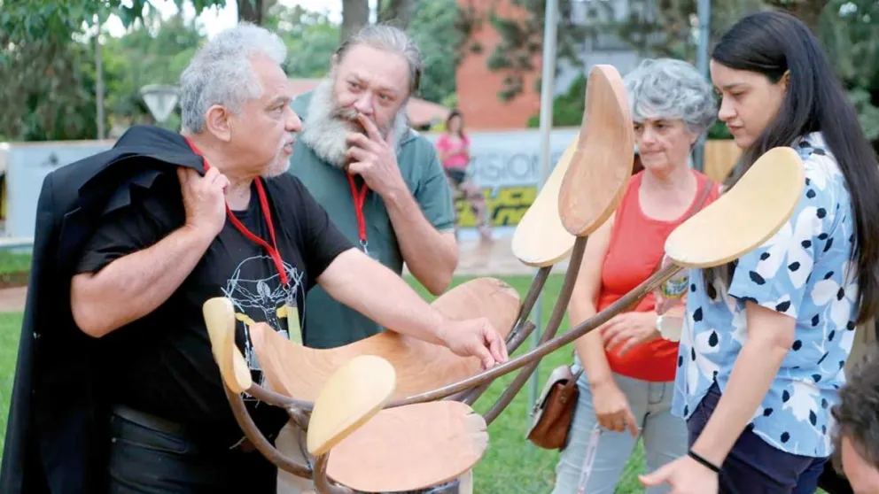 La Bienal se realizó en la localidad de Aristóbulo del Valle. 