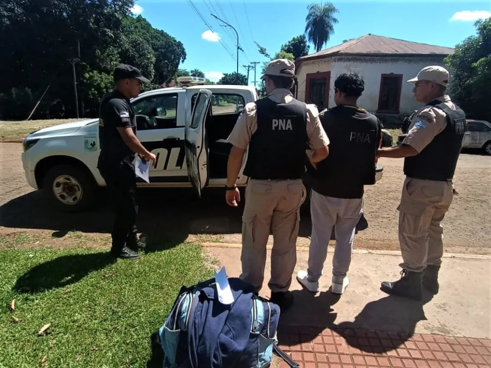 El sospechoso fue alojado en una dependencia policial. //Foto: Policía de Misiones.
