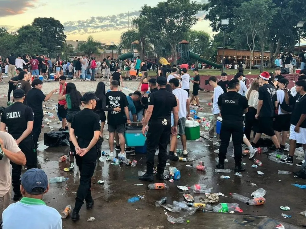 En muchas localidades los festejos finalizaron en horas de la mañana de este miércoles. //Fotos: Policía de Misiones.