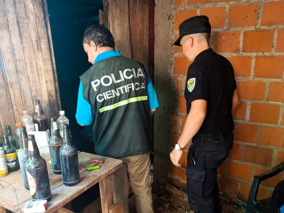 Severiano recibió golpes en la cabeza, lo que le produjo la muerte. //Foto: Policía de Misiones.