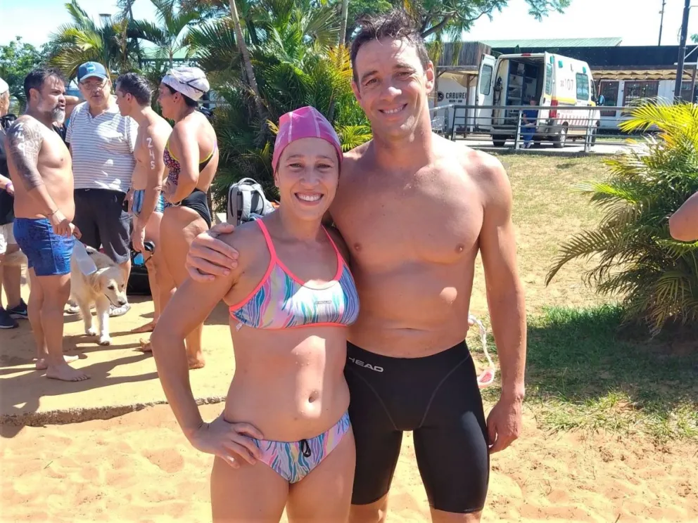 Rafael Noguera y Agustina Bubich, pareja y ahora ganadores.