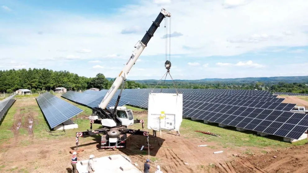 La obra del Parque Solar en San Javier estaría en su etapa final.