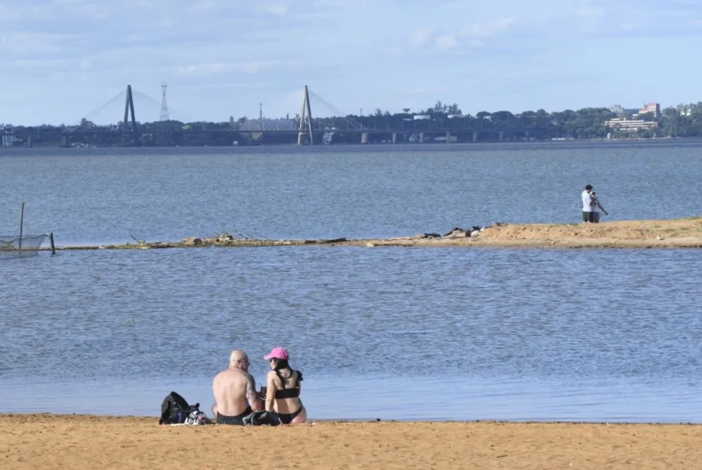 Se seguirá sintiendo el calor en toda la región Litoral. Foto: Guadalupe De Sousa. 