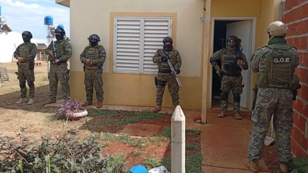 La intervención se hizo en una vivienda de la calle Campanillas.  Foto: Polmis