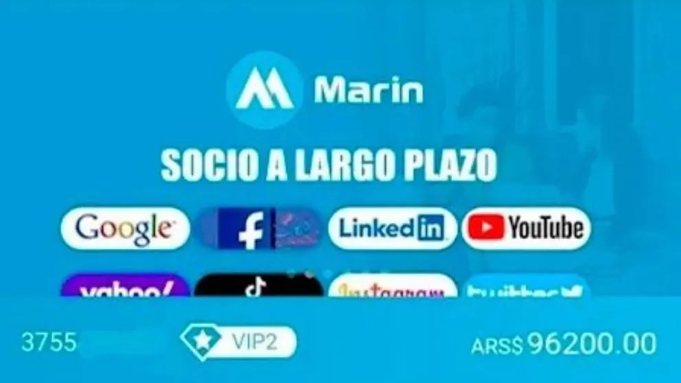 Marin era la plataforma que utilizaban para estafar a ciudadanos de localidades del norte de la provincia.