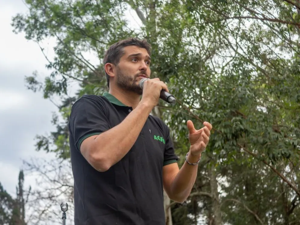 Ministro del Agro de Misiones, Facundo López Sartori.