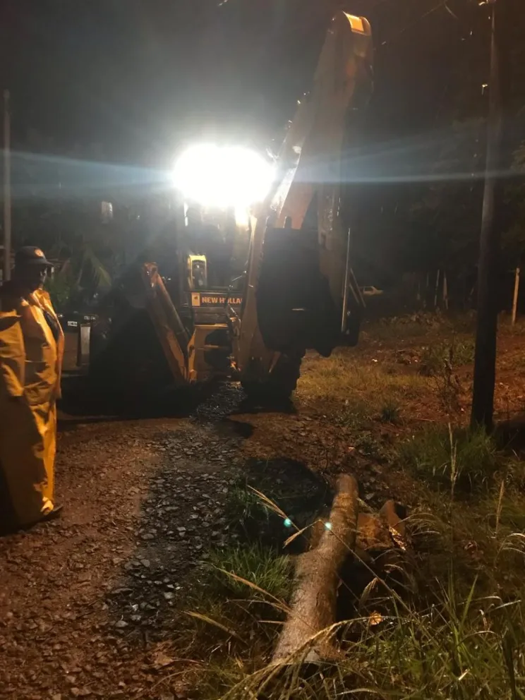 El frente de tormenta dejó sin energía a Candelaria y hubo cortes en varias localidades imagen-5