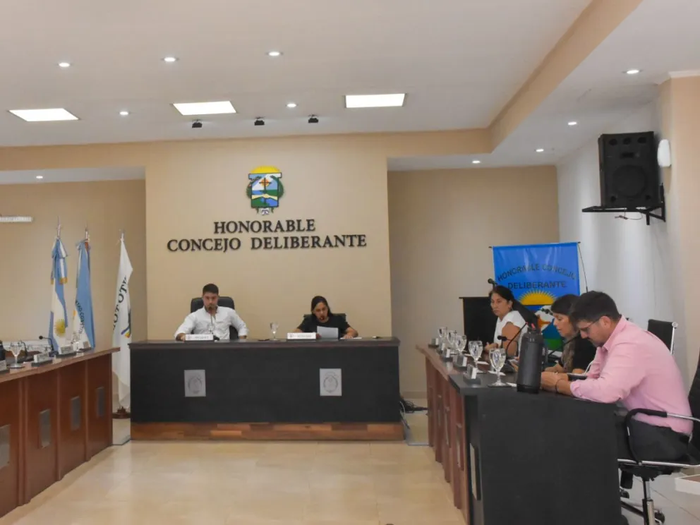 Concejo Deliberante de Santo Tomé. //Foto: Mercedes Berón.