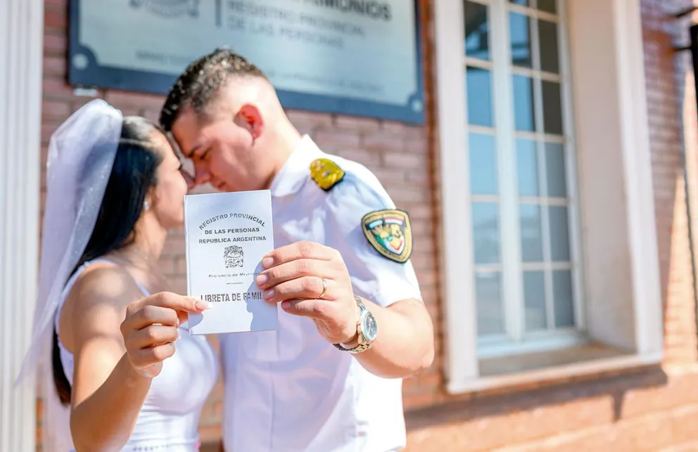Rocío y Nicolás se casaron en el Día de San Valentín. Fotos: Víctor Hugo Paniagua