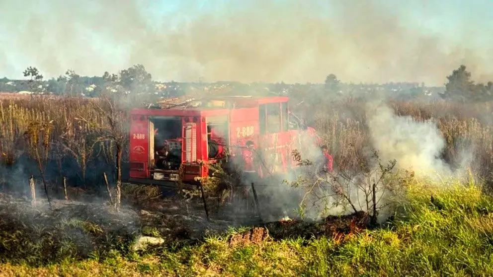 Las intervenciones ante incendios es una constante.  Foto: elterritorio