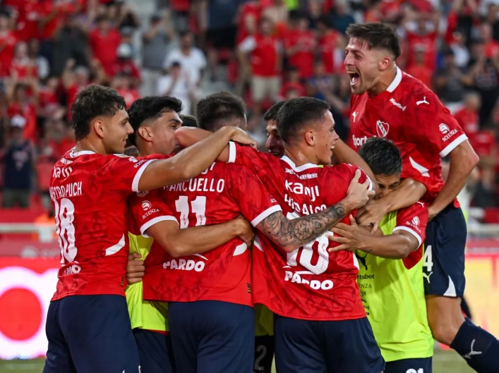 El Rojo de Avellaneda perdió apenas un partido de los últimos 10. //Foto: Liga Profesional.
