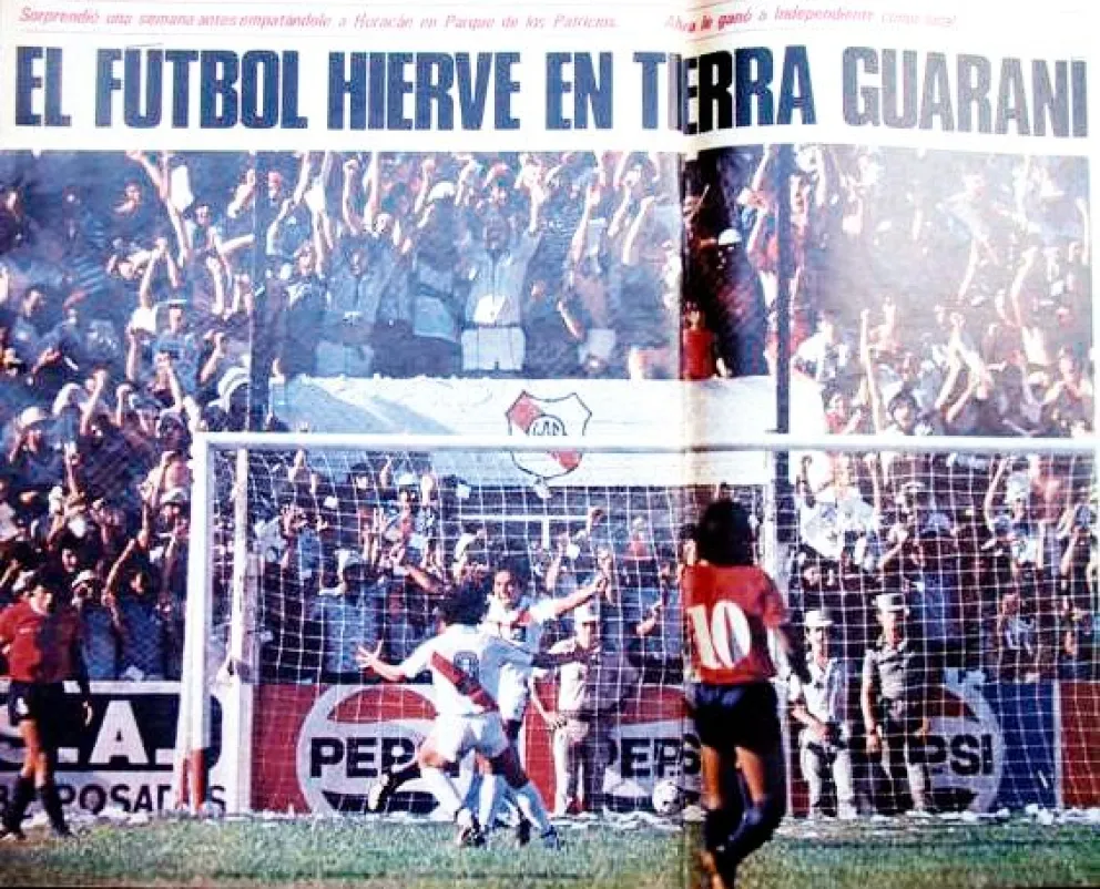 El Gráfico le dedicó un par de páginas al triunfo franjeado. Foto: archivo El Gráfico