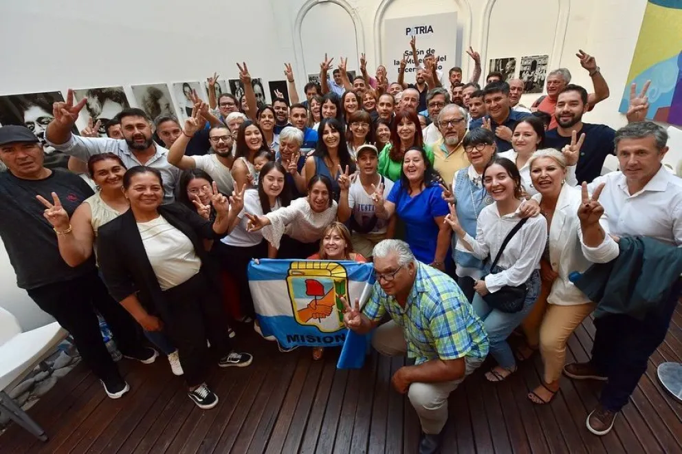  Tras la presentación a Cristina Kirchner del pedido de intervención. //Foto: Facebook.
