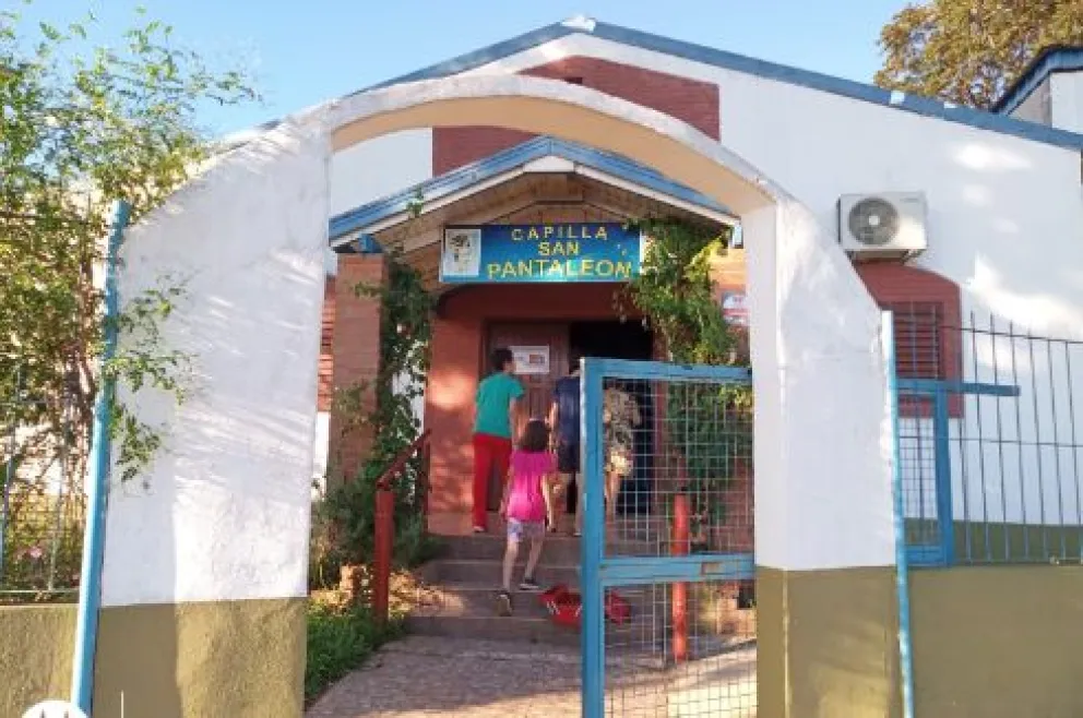 La capilla San Pantaleón de la chacra 147 fue nuevamente el blanco de la inseguridad.