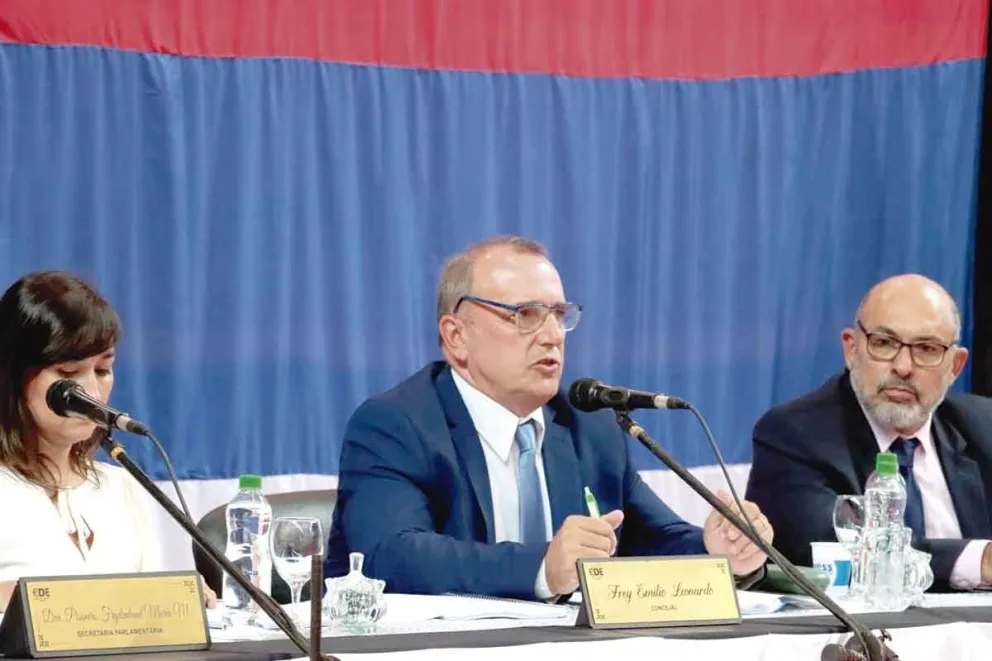 El intendente de Eldorado Rodrigo Durán brindó extenso informe sobre la administración comunal. Foto: Matías Bordón