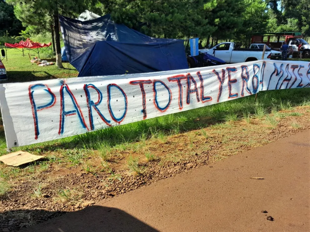 La situación se tensa cada vez más, ante la necesidad de quienes dependen de la producción yerbatera. //Fotos: Carina Martínez.