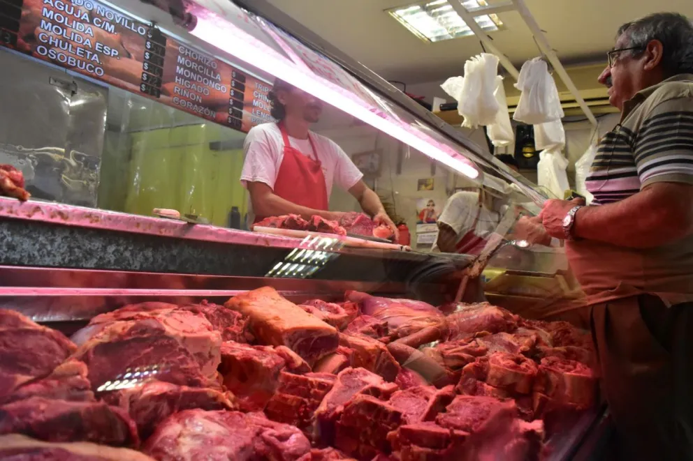 El gran traccionador para la aceleración del índice de precios al consumidor fue la carne. //Foto: El Territorio.