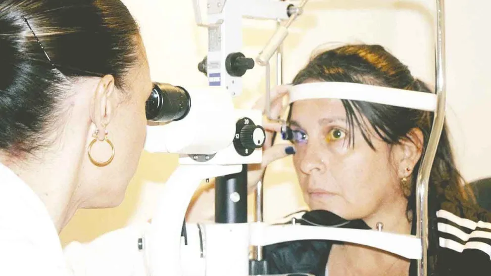Ayer atendieron sin turno en el marco de la Semana del Glaucoma. 