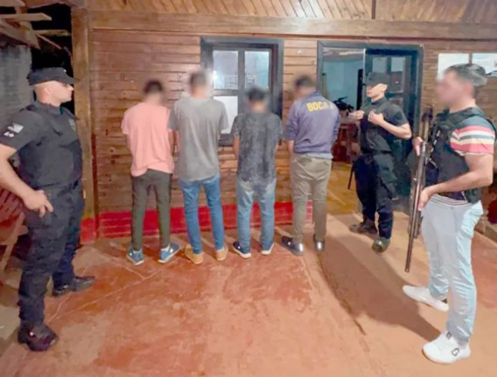 Los arrestos se concretaron tras numerosos despliegues y rastrillajes por parte de la Policía de Misiones.