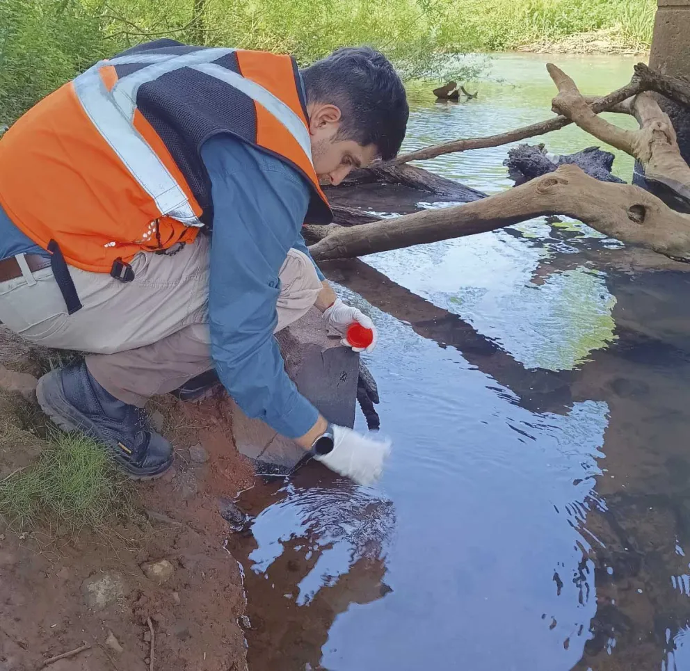 Llevan relevados seis cursos de agua. //Foto: Gentileza.