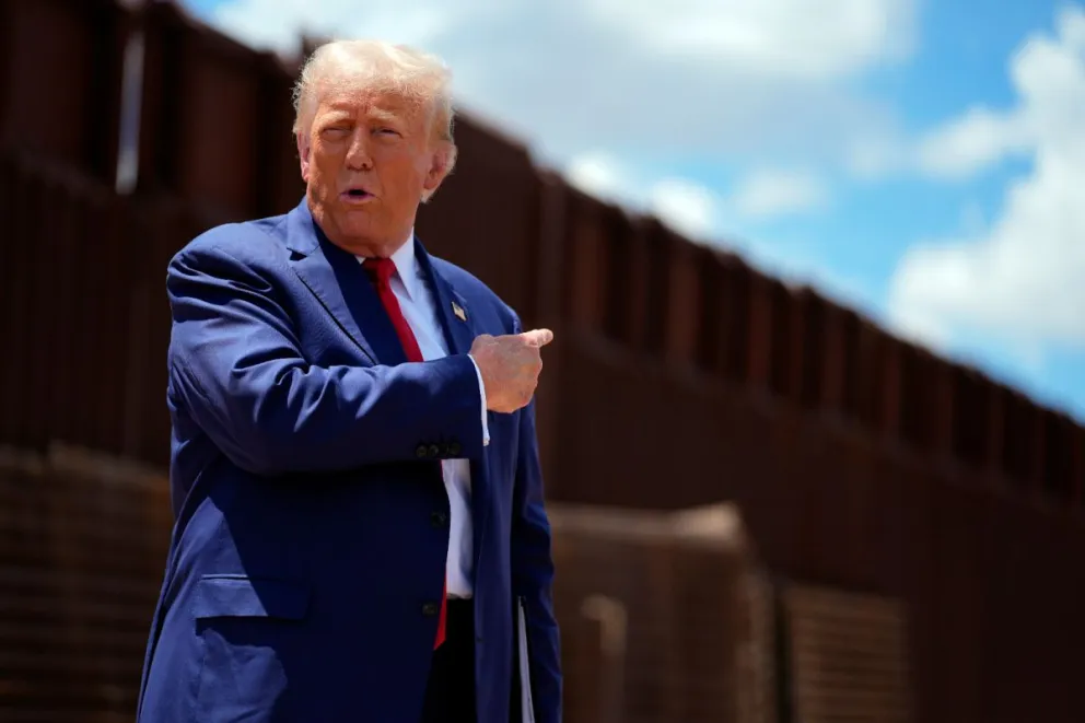 Trump, presidente de Estados Unidos. Foto: AP.