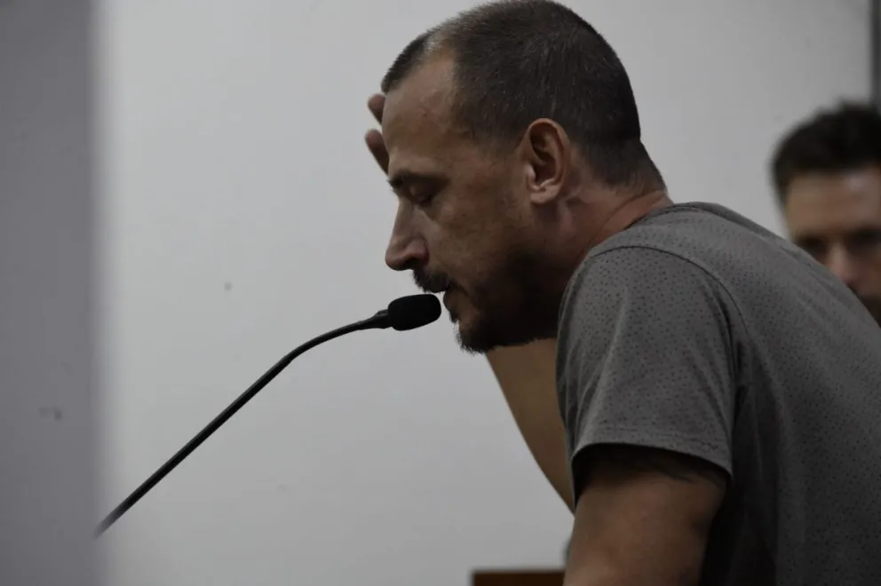 Una vez terminada la parte de alegatos de defensa, Sebastián Kiczka pidió ampliar su declaración por última vez y apuntó contra una perito de la Saic. // Foto: Marcelo Rodríguez.
