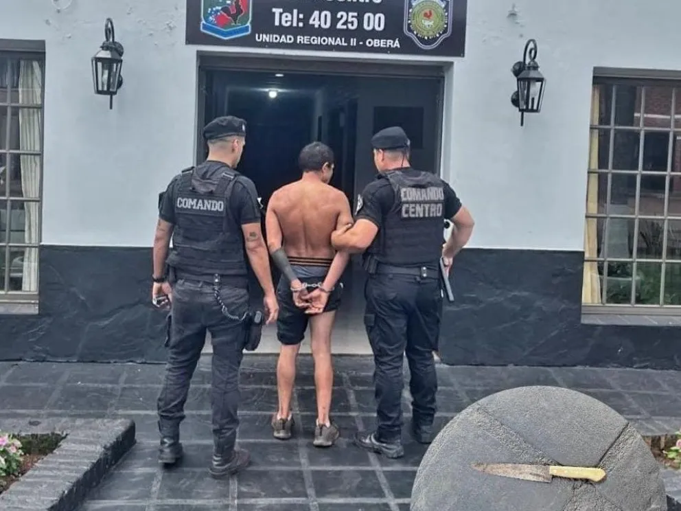 El sospechoso fue alojado en una dependencia policial. //Foto: URII.