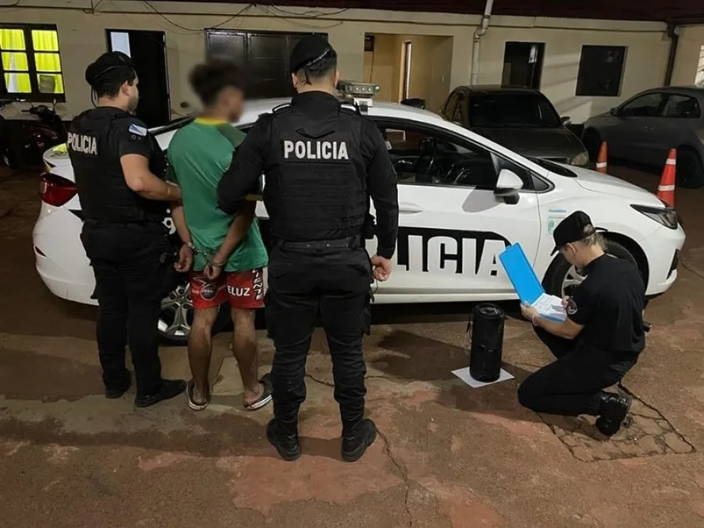 Una vez más detenido por robo. //Foto: URII.