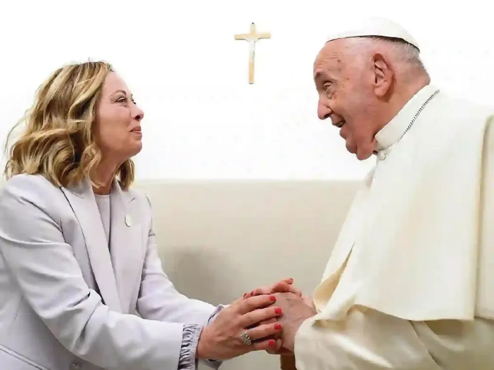 Giorgia Meloni, primera ministra de Italia, le dedicó un sentido mensaje. 