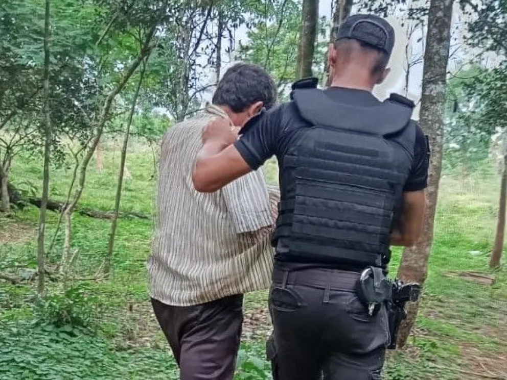 El sospechoso fue alojado en una comisaría. //Foto: Policía de Misiones.