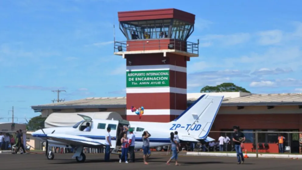 Desde el 7 de agosto el aeródromo encarnaceno operará como internacional. //Foto: Última Hora