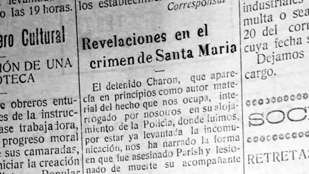 El crimen de Santa María fue el primer homicidio de Misiones que fue publicado por El Territorio. 