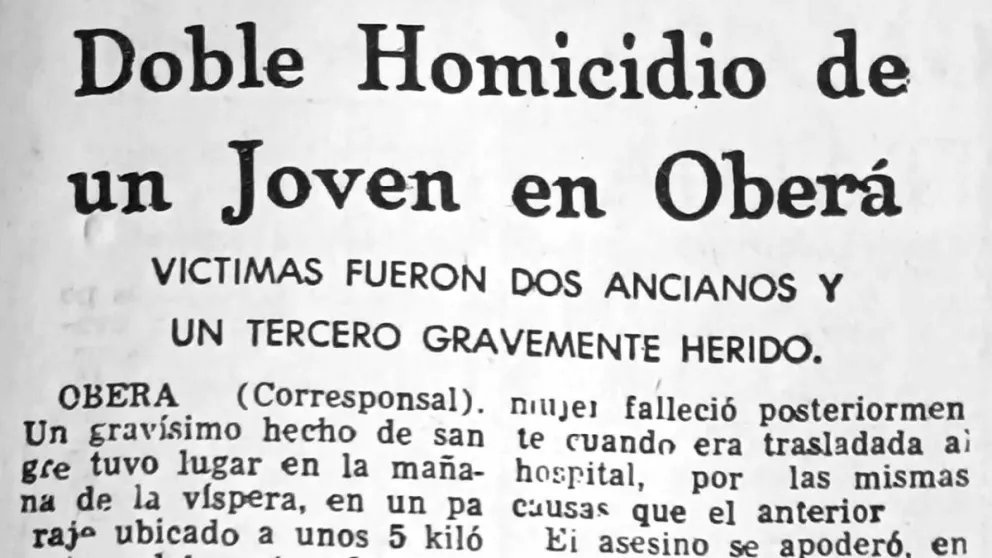 La esposa del Hultgren recibió un escopetazo por parte del homicida al intentar defender al dueño de la propiedad.