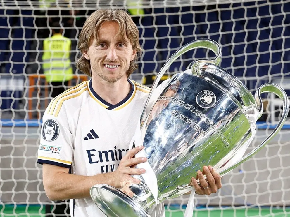 El jugador croata no hizo anuncios sobre su futuro. //Foto: Real Madrid.