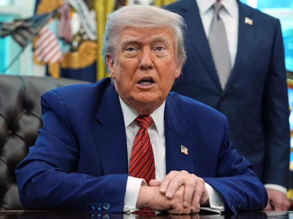 Donald Trump, presidente de Estados Unidos. //Foto: AP.