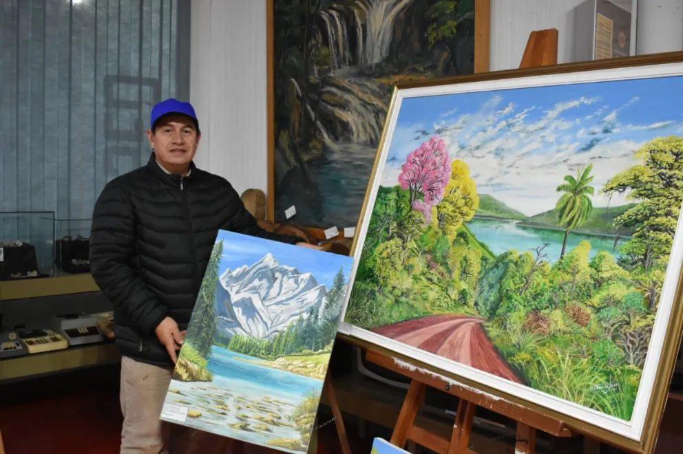 Las obras del artista misionero serán expuestas en su cuidad natal, //Fotos: Carina Martínez.