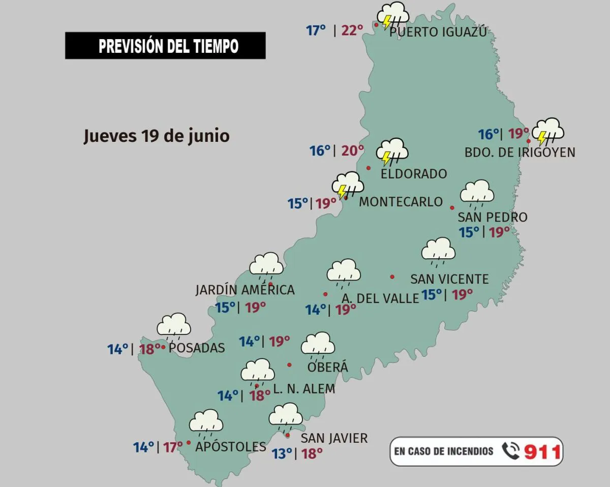 La lluvia no da tregua, se espera otra jornada con precipitaciones en toda la provincia imagen-8