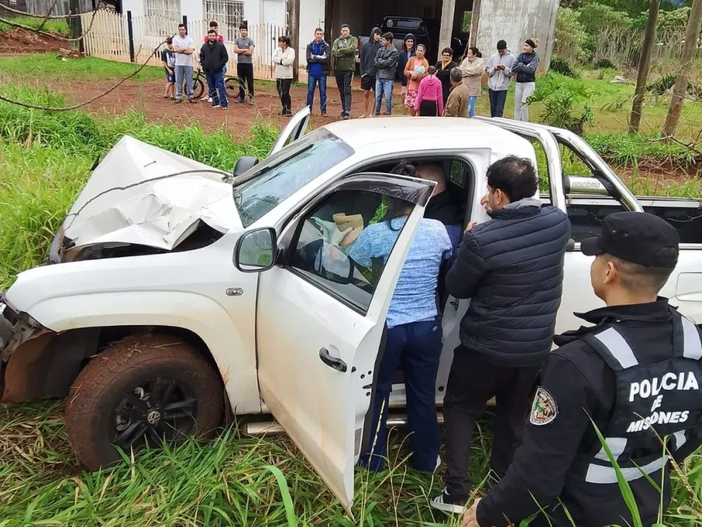 El siniestro vial sin consecuencias fatales. //Foto: URII.