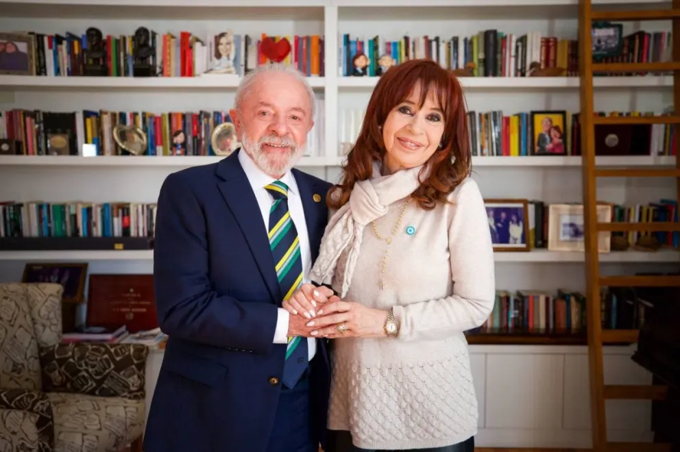 El presidente de Brasil estuvo en el lugar de detención de la ex presidenta argentina. //Foto: Facebook.