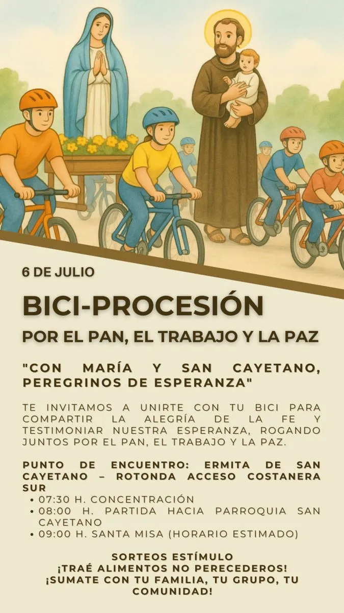 Este domingo, bici procesión solidaria por el pan y el trabajo en Posadas imagen-8