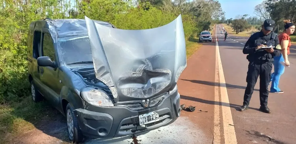 Vuelco sin heridos graves en la Ruta Nacional 12, cerca de Colonia ...