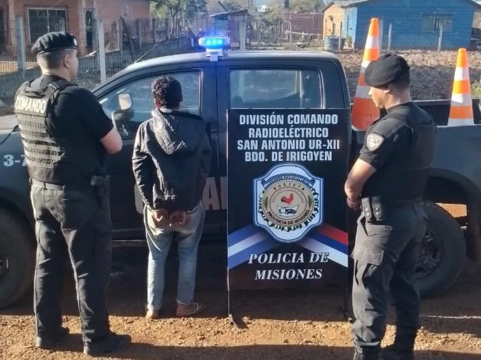 El sospechoso fue alojado en una celda policial. //Foto: Policía de Misiones.