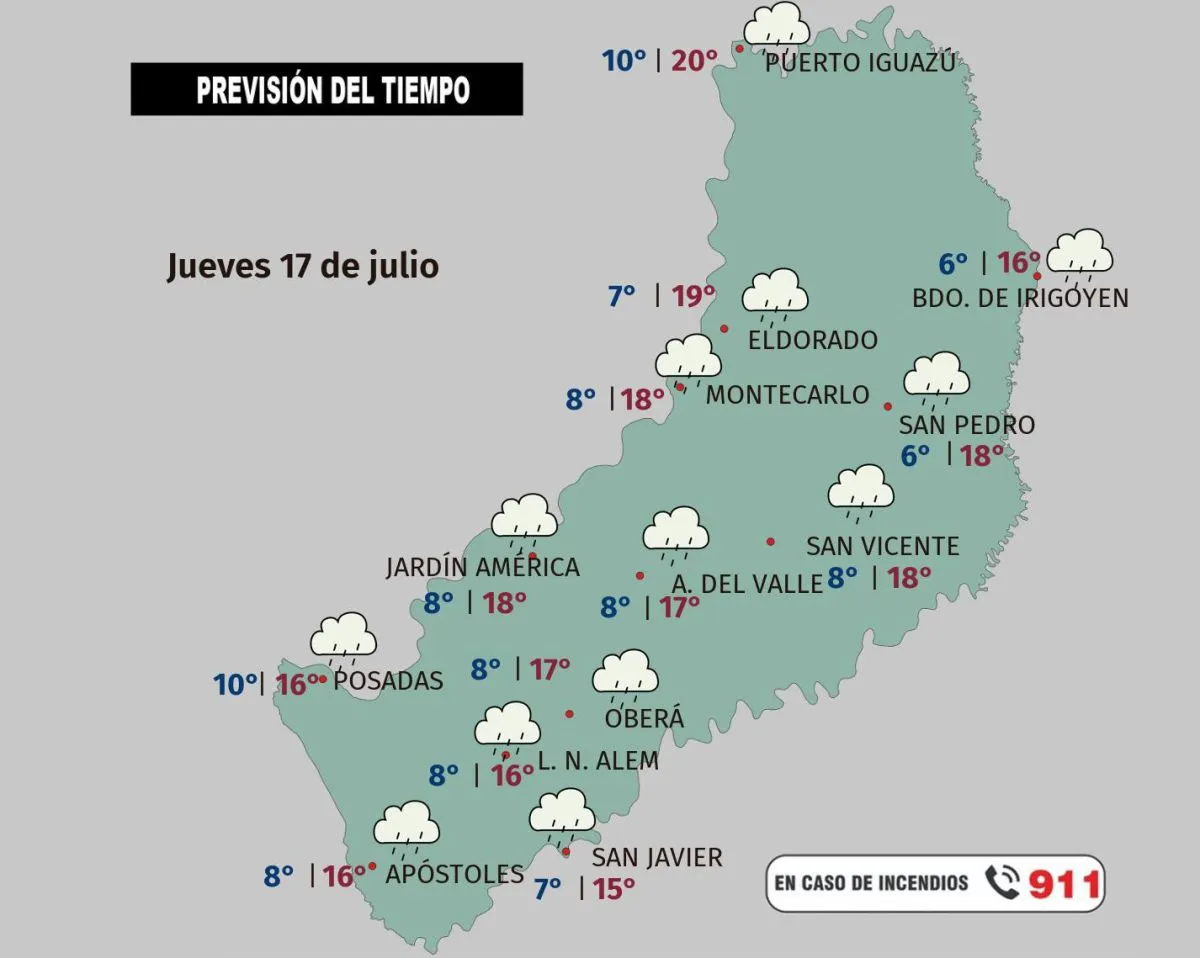 Tras las lluvias volvieron las temperaturas frescas a la provincia imagen-7