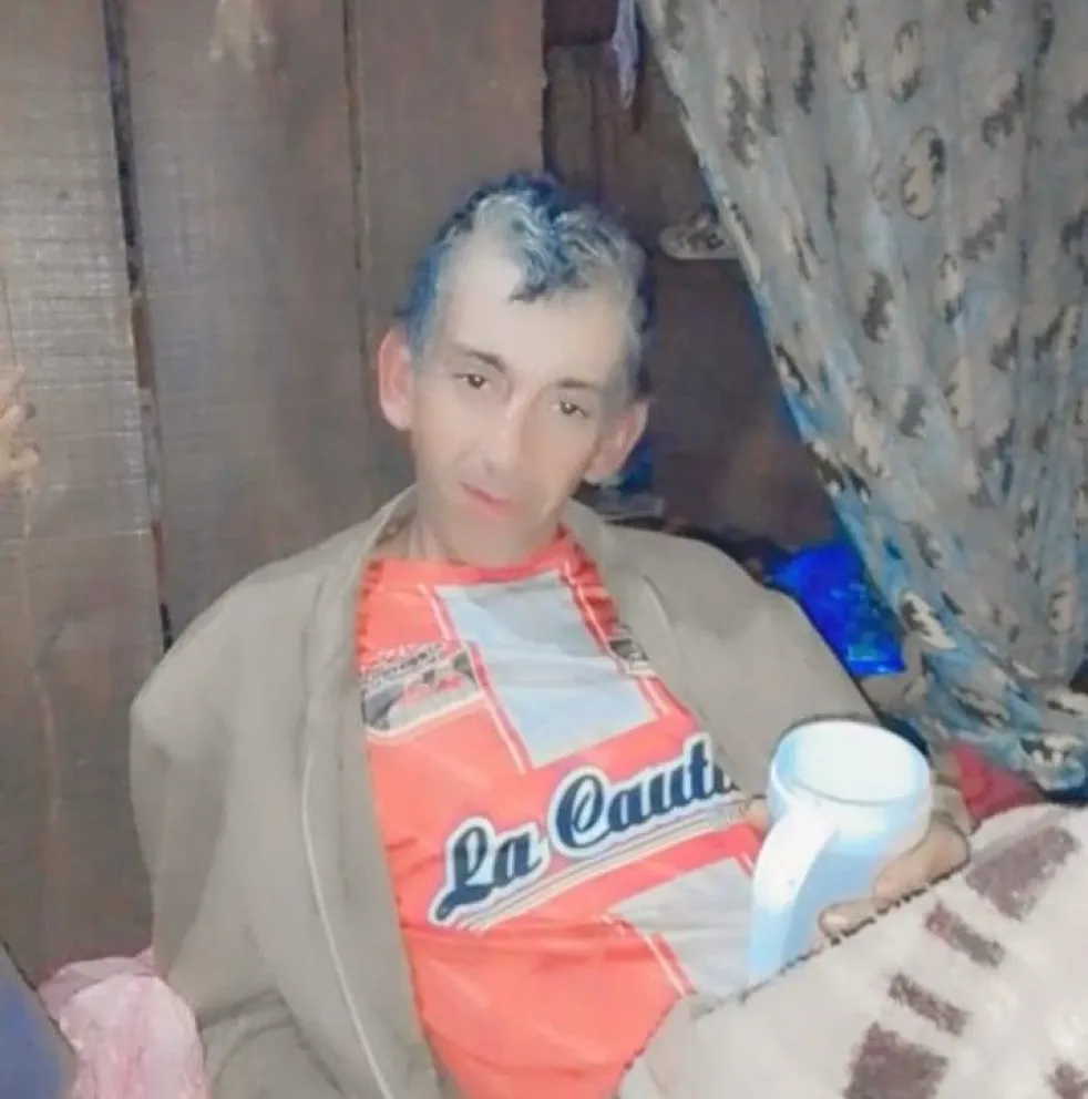 Luis era padre de 12 chicos, y único sostén del hogar. //Foto: Gentileza.