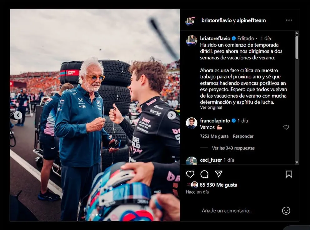 Franco Colapinto: risas, pedal y energía para encarar la vuelta a la F1
