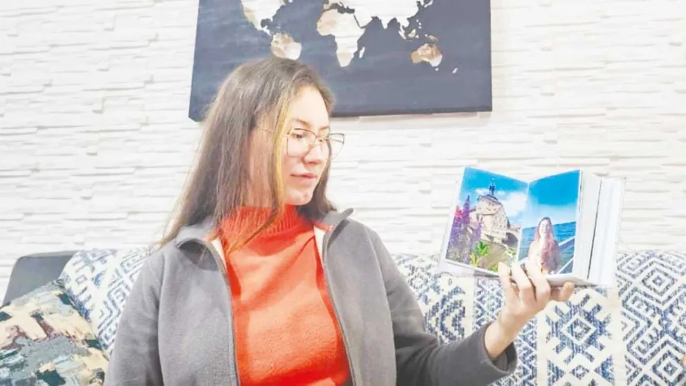 Nataly trabajó con niños refugiados en Alemania.