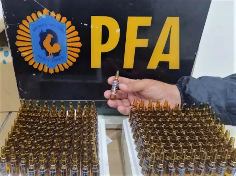 Una de las incautaciones que hizo la PFA en relación a la causa por fentanilo contaminado.