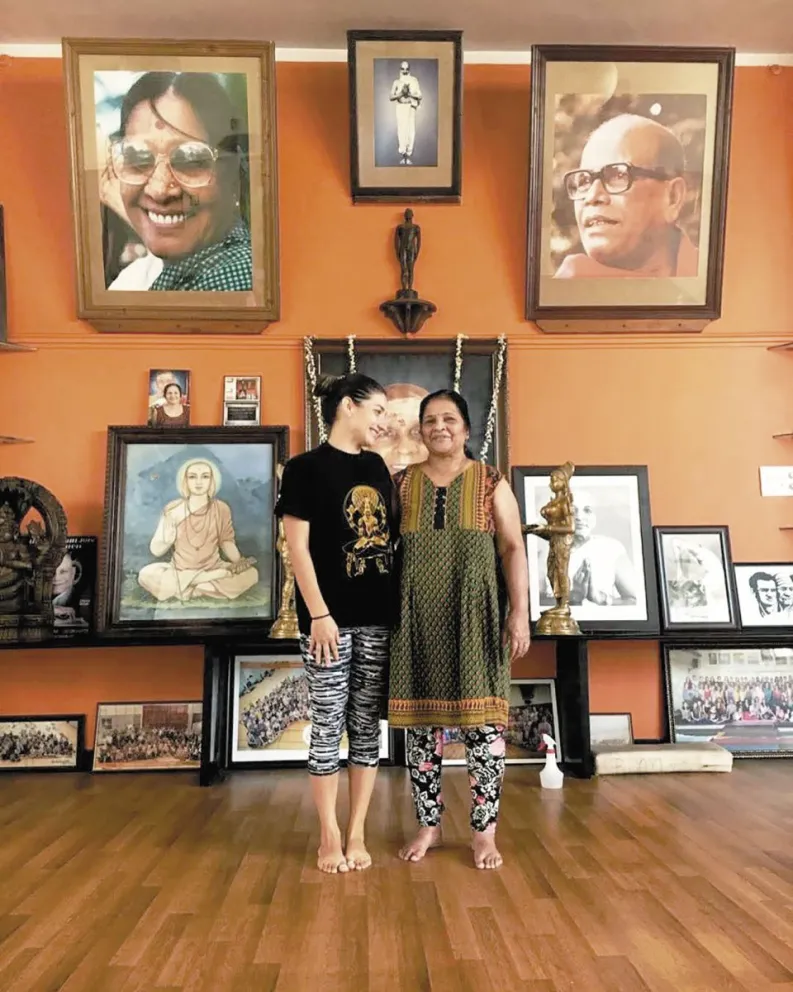 Valeria estudió en Mysore, una ciudad de India que es la cuna del Ashtanga yoga.  Foto: NG