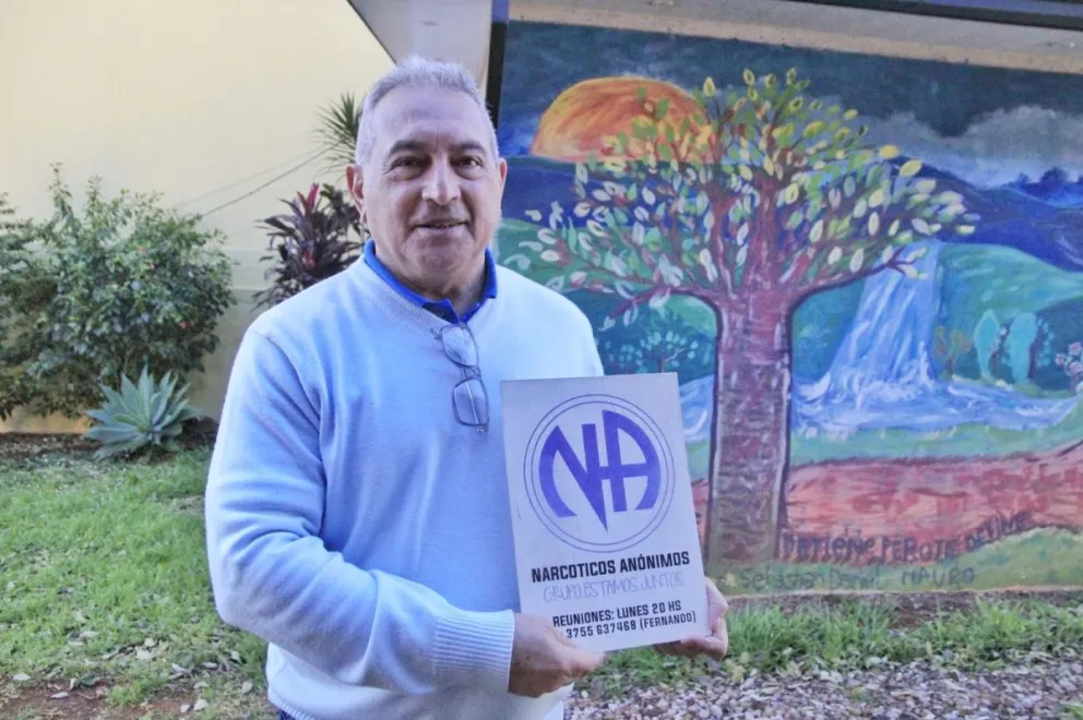 Fernando Pertus, referente de NA en Oberá. //Foto: Luciano Ferreyra